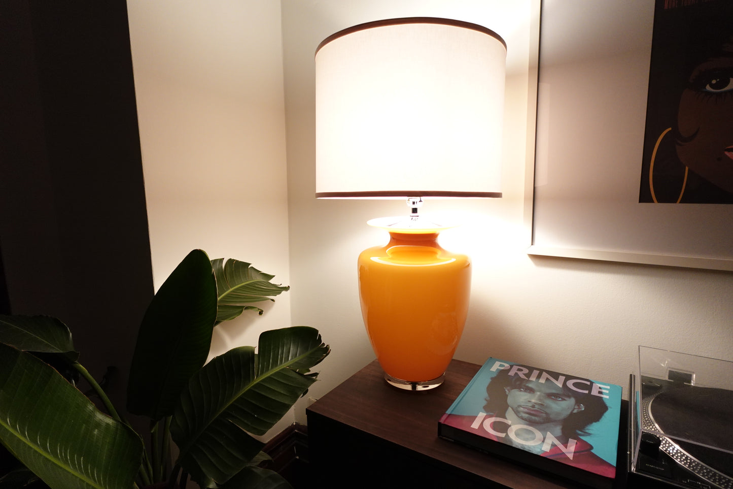 Mustard Yellow Mid Century Vintage Lamp