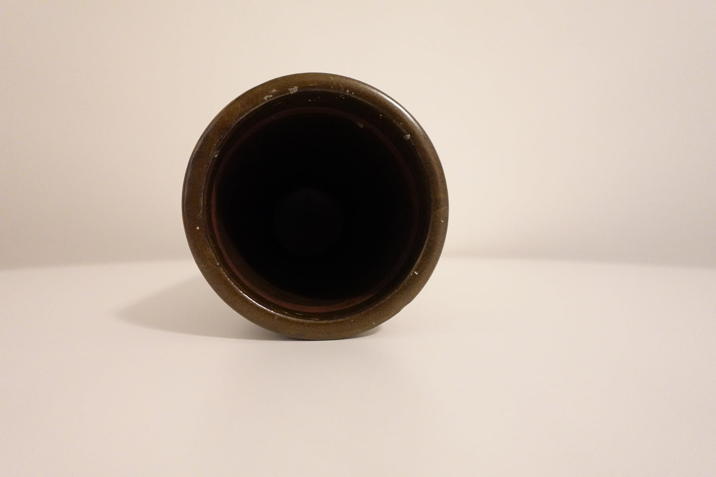 10 in. Tall Vintage Japanese Cylinder Ikebana Vase